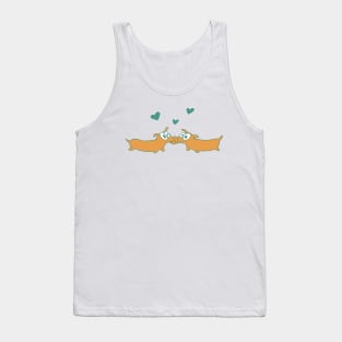 Dachshunds Tied in a knot Tank Top